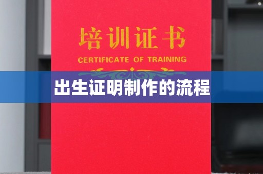 明水出生证明制作的流程
