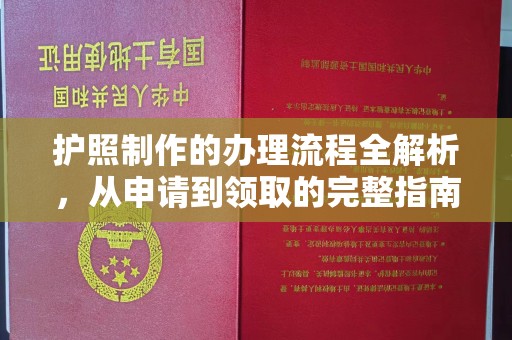 明水护照制作的办理流程全解析，从申请到领取的完整指南