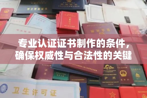 明水专业认证证书制作的条件，确保权威性与合法性的关键要素