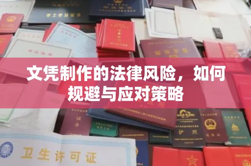 明水文凭制作的法律风险，如何规避与应对策略