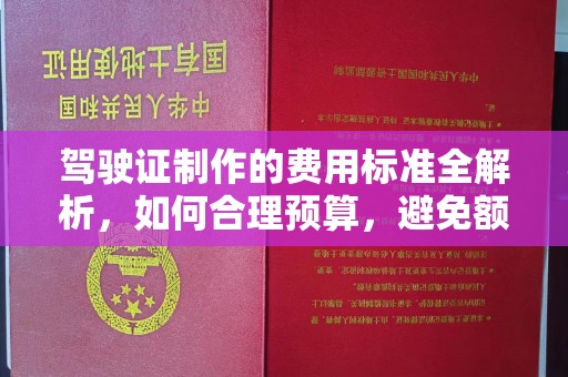 明水驾驶证制作的费用标准全解析，如何合理预算，避免额外支出